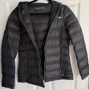Calvin Klein Charcoal Down Jacket